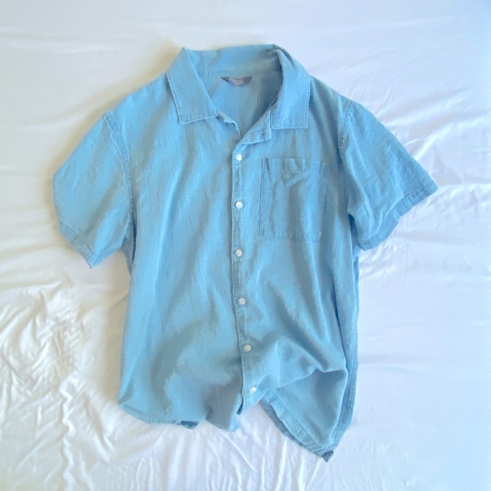 Boys summer button down shirt